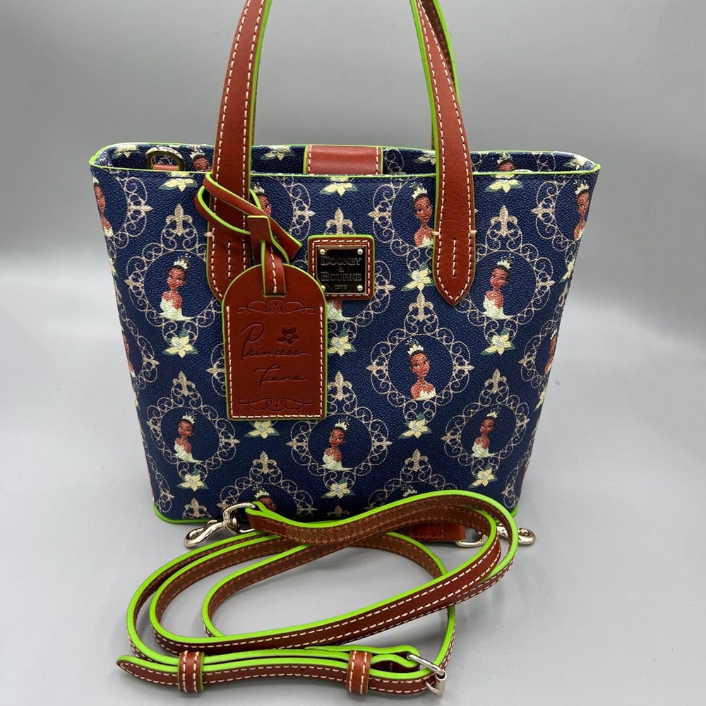 RARE Disney Princess Tiana Tote Crossbody by Dooney & Bourke - Picture 3 of 7